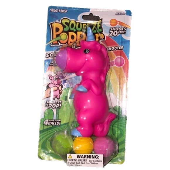 💖3/$15💖 Unicorn Squeeze Popper Ball Shooter - Picture 3 of 6